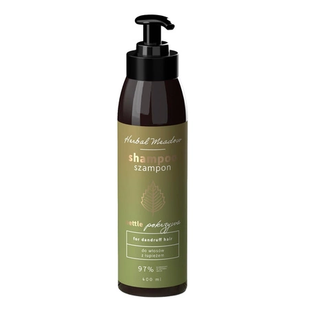 HISKIN Herbal Meadow przeciwłupieżowy szampon do włosów Pokrzywa 400ml 