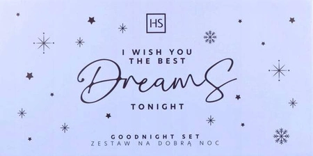 HISKIN Na Dobrą Noc zestaw relaksacyjny (świeca, mgiełka, wałek, okulary)