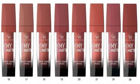 GOLDEN ROSE My Matte Liping pomadka do ust matowa wegańska 28 5ml