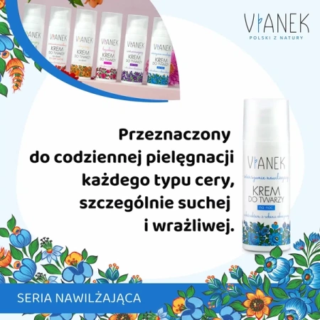 SYLVECO Vianek Nawilżająca krem do twarzy na noc 50ml