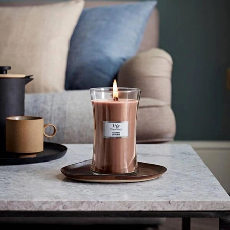 WOODWICK PlusWick mała świeca w słoiku CASHMERE 85g