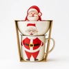 ECARLA kubek świąteczny 350ml - zestaw z miseczką 400ml KB35WZ1