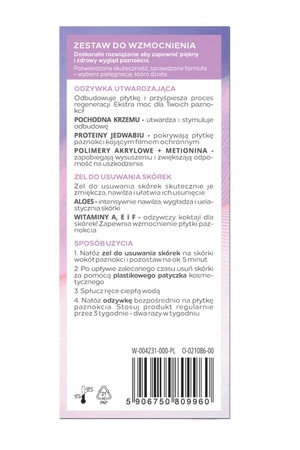 DELIA Perfect Nails zestaw do wzmocnienia paznokci