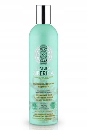 NATURA SIBERICA szampon do włosów przeciwłupieżowy 400ml