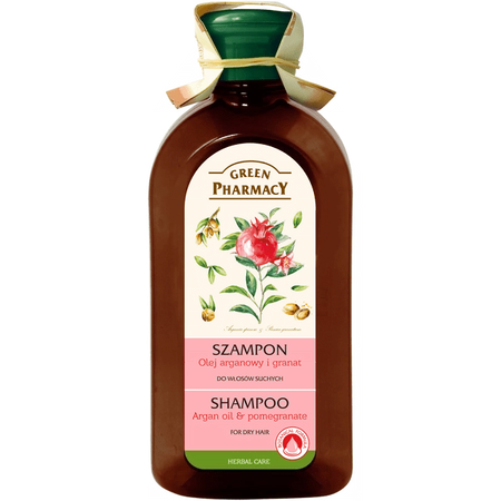 VIS PLANTIS Green Pharmacy szampon do włosów Olej Arganowy i Granat 350ml
