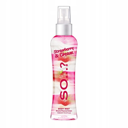 INCOS So...? Body Mist perfumowana mgiełka do ciała Strawberry & Cream 100ml 