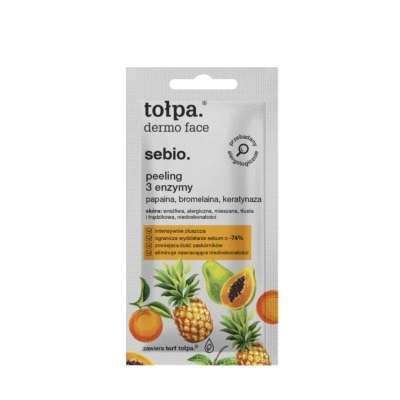 TOŁPA Sebio peeling 3 Enzymy saszetka 8ml