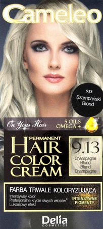 DELIA Cameleo farba do włosów permanentna 9.13 Champagne Blond Omega+