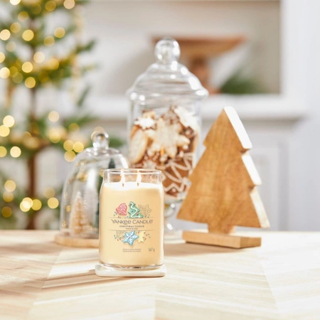 YANKEE CANDLE Signature Duża świeca w słoiku CHRISTMAS COOKIE 567g