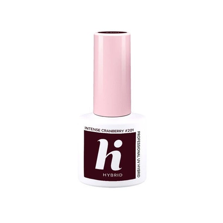 HI HYBRID Lakier hybrydowy 201 Intense Cranber 5ml