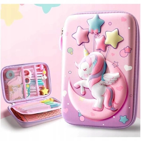 ECARLA piórnik wielofunkcyjny Jednorożec 3D PR07