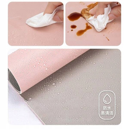 ECARLA podkładka na biurko dwustronna 50x80cm Szaro Grafitowa MP47WZ2