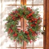 ECARLA girlanda świąteczna wieniec ozdoba na drzwi stroik 45cm WSN23