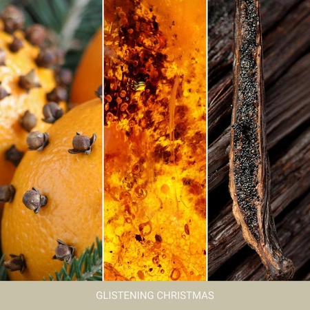 YANKEE CANDLE Home Inspiration Mała świeca w słoiku GLISTENING CHRISTMAS 104g