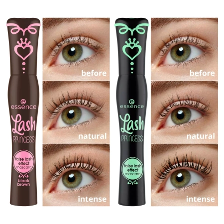 ESSENCE Lash Princess mascara False Lash Effect Brązowo-czarna 12ml