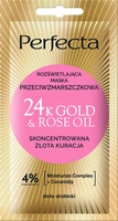 DAX Perfecta 24k Gold&Rose Oil maska do twarzy rozświetlająca 8ml