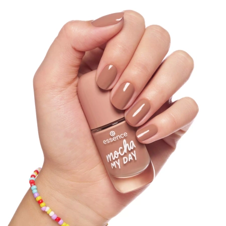 ESSENCE Gel Nail Colours żelowy lakier do paznokci 83 Mocha My Day 8ml