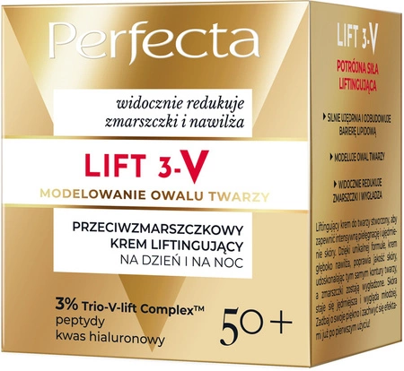 DAX Perfecta Lift 3-V krem do twarzy przeciwzmarszczkowy 50+ 50ml