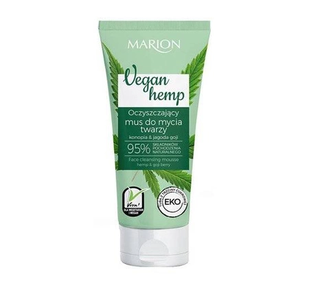 MARION Vegan Hemp oczyszczający mus do twarzy 150ml
