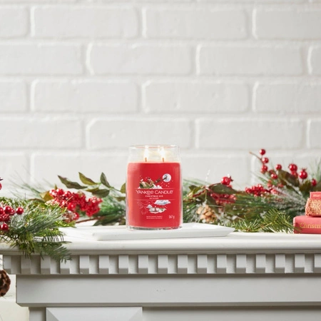 YANKEE CANDLE Signature Duża świeca w słoiku CHRISTMAS EVE 567g