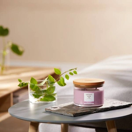 WOODWICK Natures Wick świeca w słoiku Woodland Rose 433g