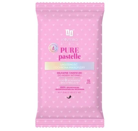 AA Intymna chusteczki higiena intymna Pure 15szt