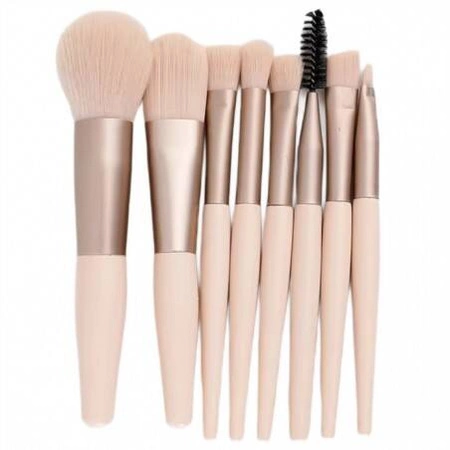 ECARLA zestaw pędzli do makijażu Kremowe PZ29K 8szt