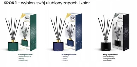 BRAIT Home Parfume Decorative olejek zapachowy z patyczkami ZAPAS Midnight Drem 100ml