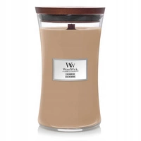 WOODWICK Pluswick duża świeca w słoiku CASHMERE 609,5g