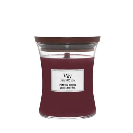 WOODWICK PlusWick średnia świeca w słoiku PHANTOM CHERRY 275g