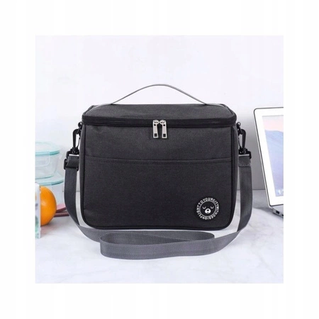 ECARLA torba termiczna piknikowa Lunch Box 29x20x21cm Czarna KP04CZ