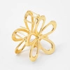 ECARLA klamra do włosów  klamra metalowa Złoty Kwiat SP324Z