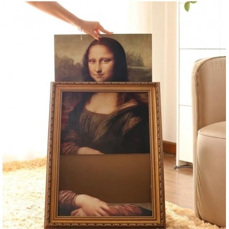 ECARLA drapak dla kota legowisko, obraz ramka Mona Lisa KOT29