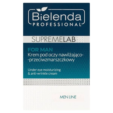 BIELENDA PROFESSIONAL Supremelab Men Line krem pod oczy nawilżająco przeciwzmarszczkowy 15ml