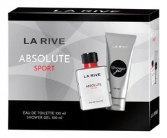 LA RIVE Men zestaw [woda toaletowa 100ml + żel pod prysznic 100ml] Absolute Sport
