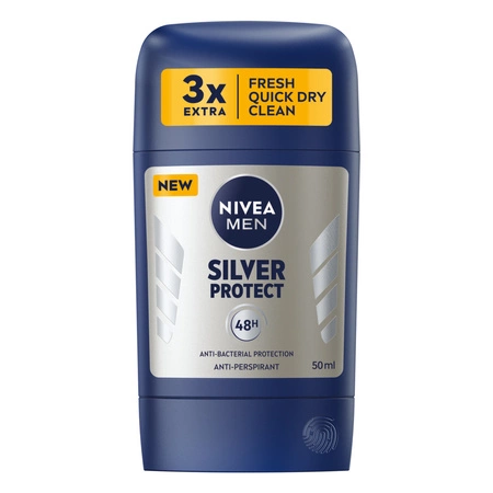 NIVEA Men Silver Protect antyperspirant w sztyfcie 50ml