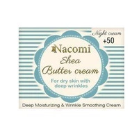 NACOMI Masło Shea + Trójpeptydy krem na noc 50+ 50ml