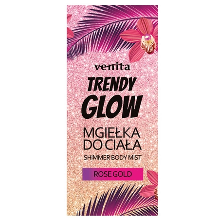 VENITA Trendy Glow Shimmer Body Mist mgiełka do ciała Rose Gold 200ml