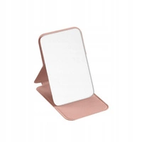 ECARLA lusterko kosmetyczne otwierane do torebki Różowe L17R