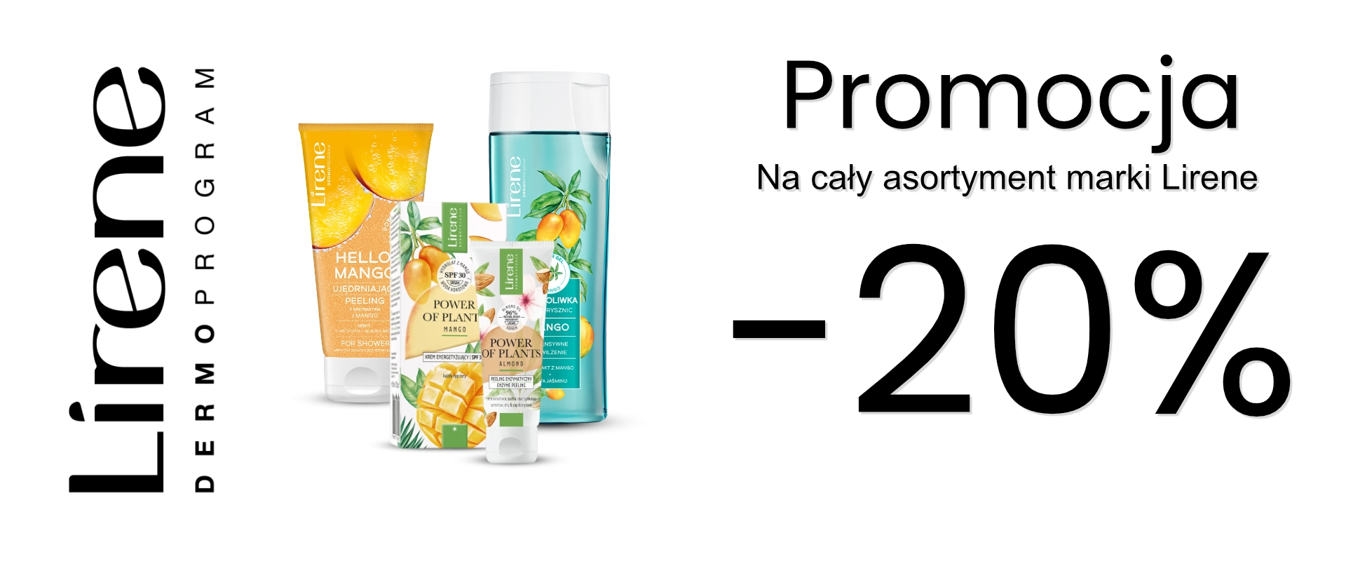 Promocja -20% na cały asortyment marki Lirene Promocja -20% na cały asortyment marki Lirene