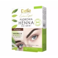 DELIA Eyebrow Expert Pudrowa henna do brwi 4.0 Brąz 4g