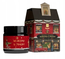HISKIN Christmas Home świeca sojowa w kartoniku Marcepan & Praliny 100ml