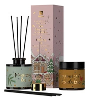 HISKIN Home Pachnące Święta zestaw [świeca 100ml + dyfuzor 80ml] Różowy