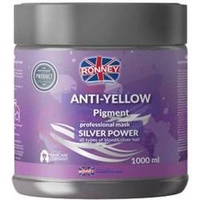 RONNEY Anti Yellow Pigment maska do włosów Silver 1000ml