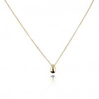 ECARLA naszyjnik ze stali szlachetnej pozłacanej Kropla NST2155