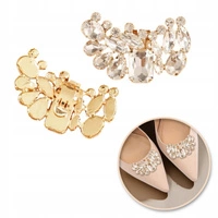 ECARLA klipsy do butów z kryształkami, cyrkoniami KDB55 2szt