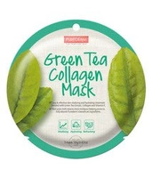 PUREDERM Collagen Mask maska do twarzy w płacie Green Tea 18g