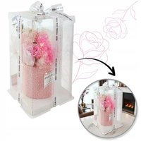 ECARLA Flower Box bukiet zapachowych kwiatów mydlanych w pudełku LED BUK21