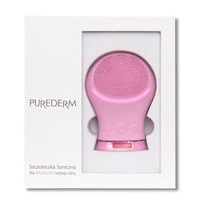 PUREDERM soniczna silikonowa szczoteczka do oczyszczania twarzy Pink Grand