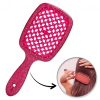 ECARLA szczotka do rozczesywania włosów, suszenia, masażu Różowa SCZ17CR